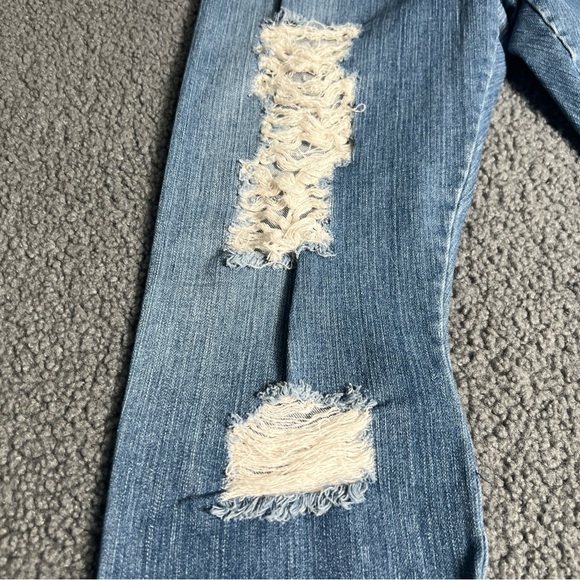 Joes Women's Denim Zip Ankle Distressed Jean Leggings SZ M - Picture 7 of 16